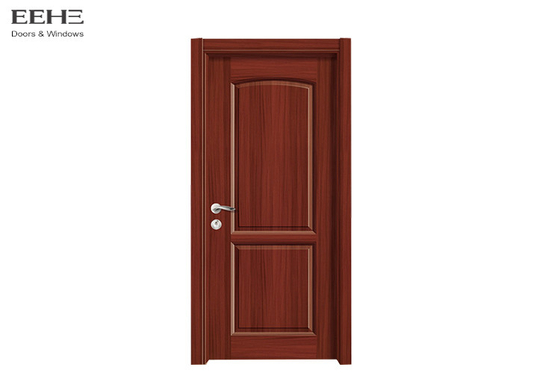 Dampproof Red Hollow Core Timber Door For Residential Easy To Install