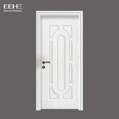 Waterproof Commercial PVC Coated Wooden Doors For Home Rosh Certificate