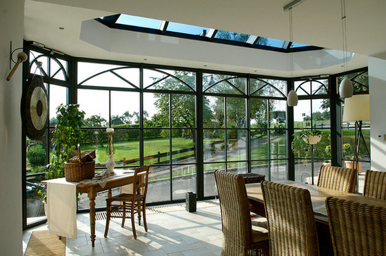 Powder Coating Glass Enclosed Sunroom For Patios And Residence CE Certificate